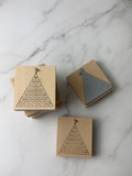 WRITER Rubber Stamp Habit Pyramid Large