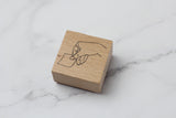 NOTE FOR Rubber Stamp 4 x 4 cm