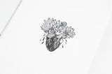 BLACK MILK PROJECT Rubber Stamp Blooming Heart
