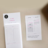 SUATELIER Sticky Memo Daily Plan Time Table