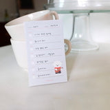SUATELIER Sticky Memo Daily Plan Weekly Plan