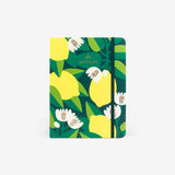 MOSSERY Medium Wire-O Notebook-Hardcover Lemon Tree