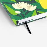 MOSSERY Medium Wire-O Notebook-Hardcover Lemon Tree