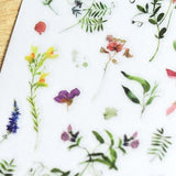 MU Craft Print-On Sticker Wild Flowers 145