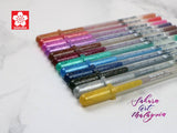 SAKURA Gelly Roll Pen 5Colors Shiny Metallic Set