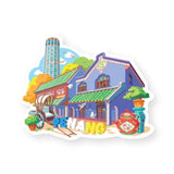 LOKA MADE Malaysia Shaped Postcard Everyday Blues