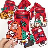 LOKA MADE Malaysia Shaped Postcard Swinging by to Say Hi