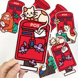 LOKA MADE Malaysia Shaped Postcard Wish You Were Purr
