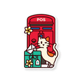 LOKA MADE Malaysia Shaped Postcard Purr Avion