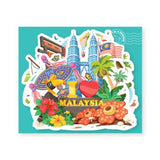 LOKA MADE Malaysia Shaped Postcard Set B