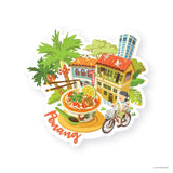 LOKA MADE Malaysia Shaped Postcard Set A