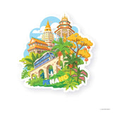 LOKA MADE Malaysia Shaped Postcard Set A