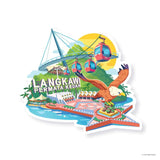 LOKA MADE Malaysia Shaped Postcard Set B