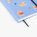 MOSSERY Refillable Wire-O Undated Planner Weekly Horizontal - Shiba Royal