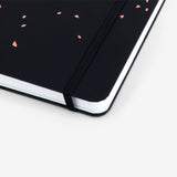 MOSSERY Refillable Wire-O Undated Planner Weekly Horizontal - Black Speckle