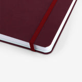 MOSSERY Threadbound Notebook Plain Burgundy