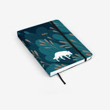 MOSSERY Refillable Wire-O Undated Planner Weekly Vertical - Night Wolf