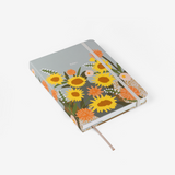 MOSSERY Refillable Wirebound Hardcover Sketchbook - Sunflowers