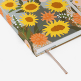 MOSSERY 2021 Hardcover Planner Monthly+Weekly Horizontal-Sunflowers 063