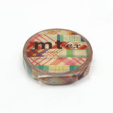MT Ex Washi Tape Check Line