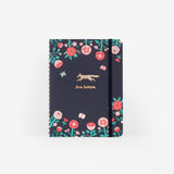 MOSSERY Medium Notebook Softcover Flower + Fox Emblem