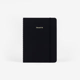 MOSSERY Medium Notebook Softcover Plain Black