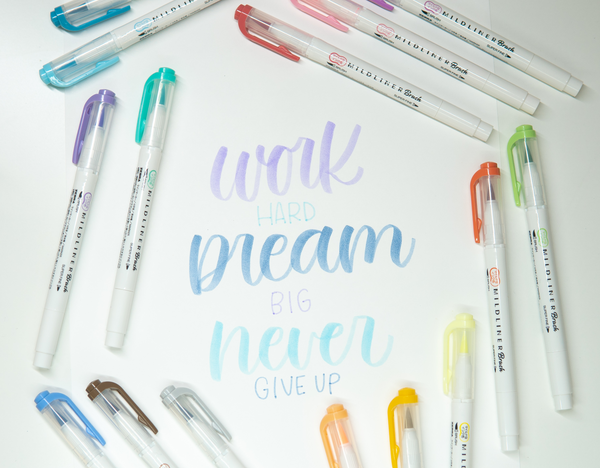 ZEBRA Mildliner Brush Pen – WRITER Stationery Store