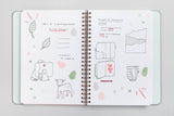 MOSSERY Medium Notebook Softcover Royal Grids