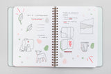 MOSSERY Refillable Wirebound Notebook Mentari