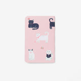 MOSSERY Pocket Notebook Cats Pink