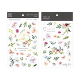 MU Craft Print-On Sticker Spring Flowers 118
