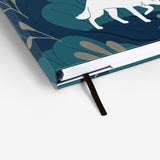 MOSSERY Refillable Wirebound Sketchbook Paint Marker Paper Night Wolf