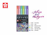 SAKURA Koi 6Colorings Brush Pen Pastel Set