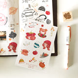 QIARA TEOR Sticker Sheet One Day in Autumn