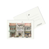 LORONGANDLANE Postcard Single Penang Shop House TIGA A5