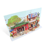 LOKA MADE Popup Card 2 in 1 Temple of Fortune & Dry Seafood