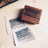 Stationery Rubber Stamp