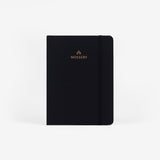 MOSSERY Refillable Wirebound Hardcover Sketchbook - Plain Black
