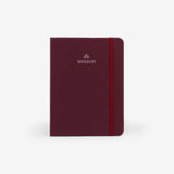 MOSSERY 2021 Hardcover Planner Monthly+Weekly Vertical-Plain Burgundy 038