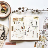 MU Craft Print-On Sticker Dried Flowers 140