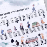MU Craft Print-On Sticker Music Notes 078