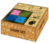 SUN-STAR Stamp + Ink Pad Moomin MU 19AW Set