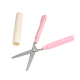 STICKYLE Scissors Compact Pink+Ivory