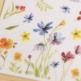 MU Craft Print-On Sticker Wild Flowers 121