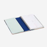 MOSSERY Refillable Wire-O Undated Planner Weekly Horizontal - Sea Foam