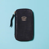THE SUPERIOR LABOR Leather Zip Pen Case Limited Edition 2021 Summer Black