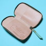 THE SUPERIOR LABOR Leather Zip Pen Case Limited Edition 2021 Summer Green