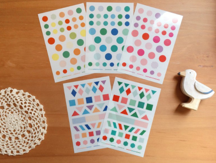 DIMANCHE Print On Sticker Set