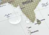 INDIMAP Deco Travel Map (Renewal) Pastel
