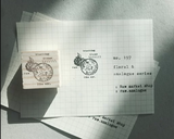 RAW MARKET SHOP Floral & Analogue Series Rubber Stamp No.197